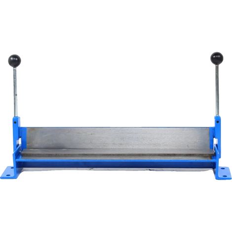 Herramienta para doblar chapa metálica, ángulo de doblado ajustable, construcción robusta, color azul. (1/2)