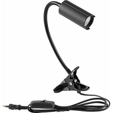 Eurolite KKL-7 41600550 Lampada LED con morsetto 7 W Nero (1/5)