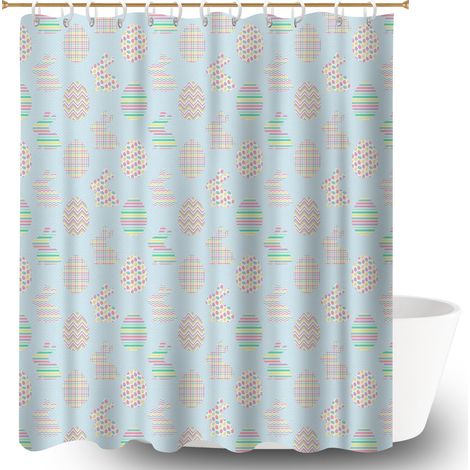 Rideau de douche 180x180 poids lesté rideau étanche pour préparer la maison avant l’arrivée d’invités (1/5)