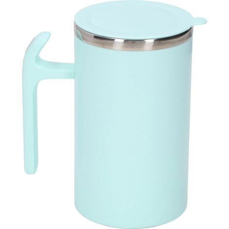 Mug auto-mélangeur étanche de 380 ml, idéal pour le bureau, la cuisine et les voyages. (1/5)