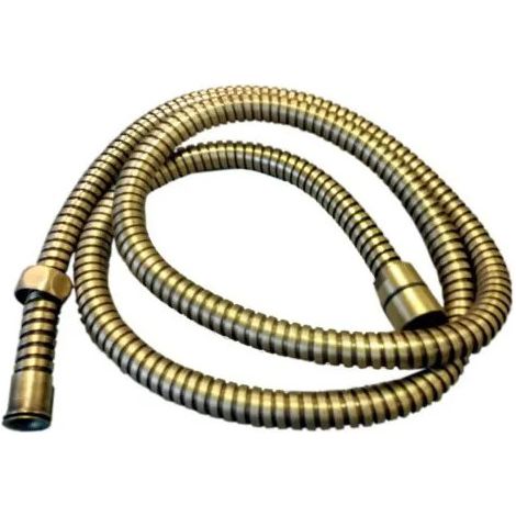 Brauseschlauch in Altbronze 1,50 m.