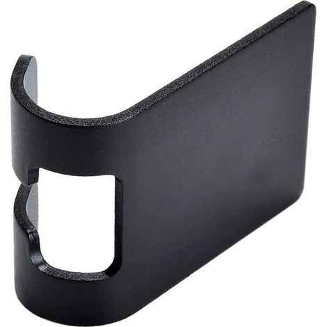 Support de sèche-cheveux, support mural en acier inoxydable pour chambre et salle de bain, support de prise métallique en acier inoxydable (1/3)
