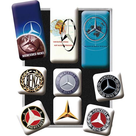 Nostalgic-Art 83103 Set di 9 Magneti Plastica 7 X 9.3 X 2 cm Bunt (1/5)