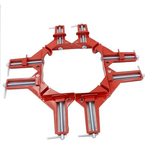 Pince a angle quatre vingt dix degres pour cadre verre et aquarium fixation pour menuiserie assemblage et bricolage (1/5)