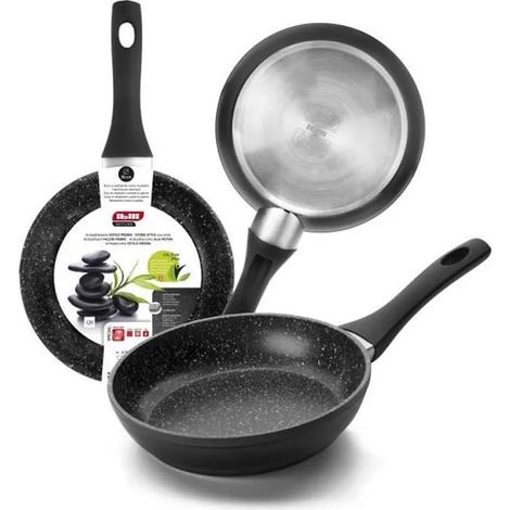 Ibili Natura padella fry argentata 24 cm antiaderente