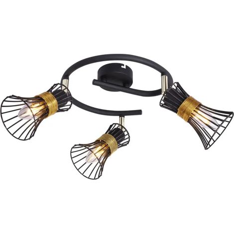 [GEBRAUCHT] B-Ware Globo Lighting Deckenleuchte Lampe Spirale 3 Flammig Wohnraum Beleuchtung