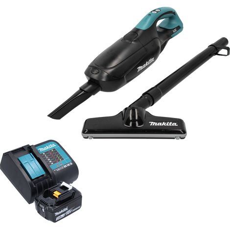 Makita DCL 182 SF1 B Akku Staubsauger 18 V Schwarz + 1x Akku 3,0 Ah + Ladegerät (1/5)