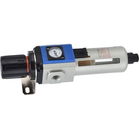 Filtre régulateur pour compresseur avec séparateur eau-huile et manomètre intégré GFR300-08 (1/5)