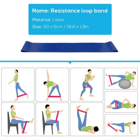 5-teiliges Set Fitness-Yoga-Bälle, Yoga-Blöcke, Dehnungsgurte, Widerstandsbänder, Yoga-Gürtel für Heimfitnessübungen (1/5)