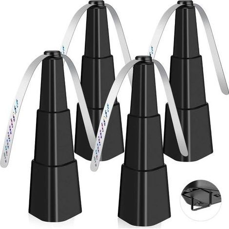 Lot de 4 éventails anti-mouches pour tables – Répulsif contre les mouches pour intérieur et extérieur – Portable et automatique pour pique-nique, restaurant, fête, maison (1/4)