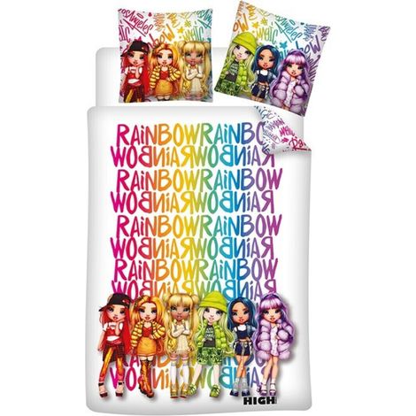 Parure de lit réversible Rainbow High - 140 cm x 200 cm (1/2)