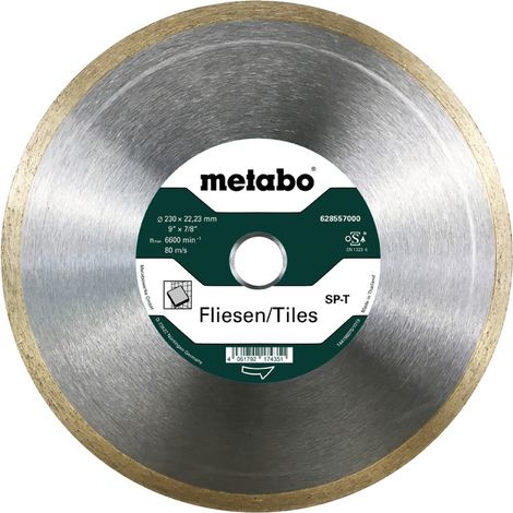 Metabo - Diamant-Trennscheibe für Fliesen, 230x22,23 mm 628557000 (1/2)