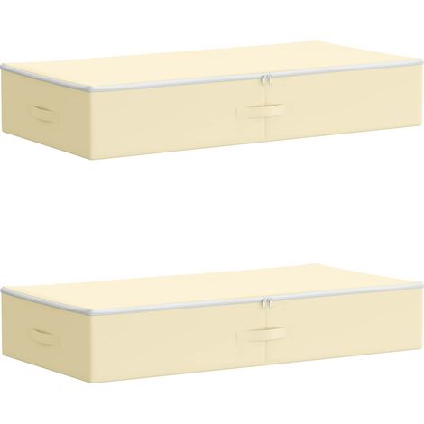 Caja de Almacenamiento 2 uds. Tejido no tejido 100 x 50 x 18 cm vidaXL