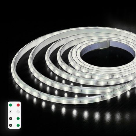 Kit de bande LED solaire de 5 m, 0,2 W/m, 6500 K