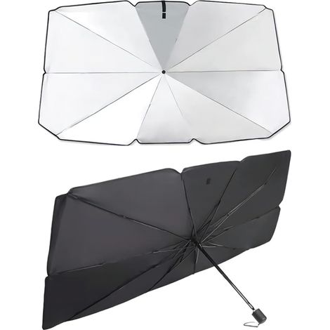 Paraguas plegable para coche cubierta universal para parabrisas 140x76cm