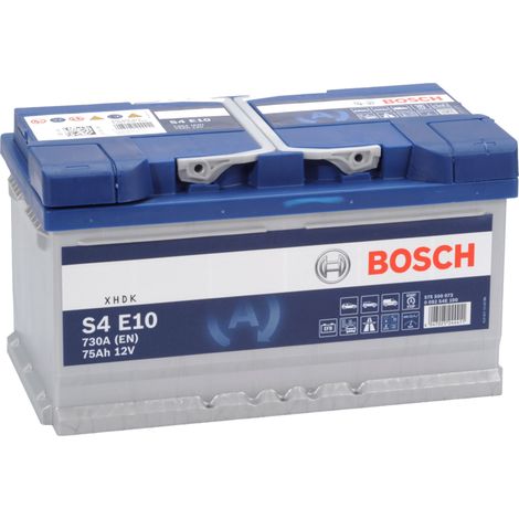 Batería de coche start stop EFB 75Ah 730 A EN Bosch S4E10