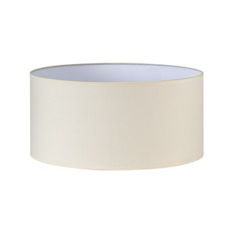 FABRILAMP - Zylindrischer Lampenschirm Dori E27 beige 40Dx40dx21h Cm Popelin Stoff - FAB 176134015
