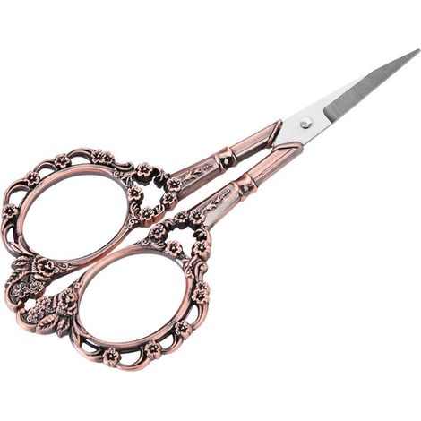 paire de ciseaux vintage à broder motif floral, acier inoxydable, couleur n°2 (1/5)