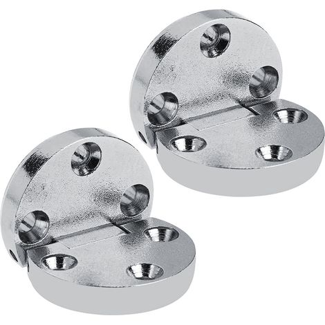 Lot de 2 charnières pour table rabattable en alliage de zinc auto-soutenues pour meuble table à volet ovales (1/5)