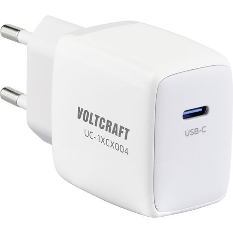 VOLTCRAFT UC-1XCX004 USB Ladegerät 20 W Innenbereich Ausgangsstrom (max.) 3 A 1 x 1x USB-C® GaN (1/5)