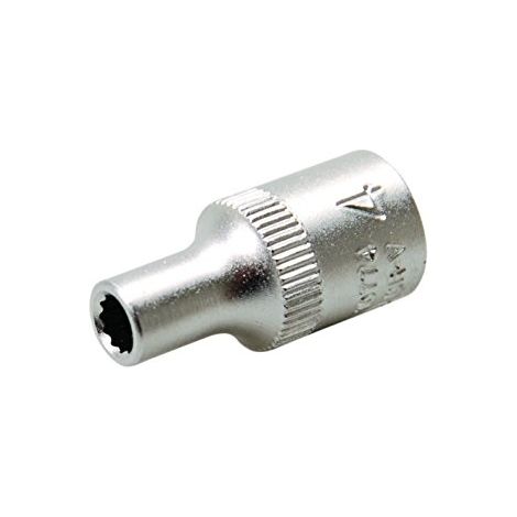 BGS Steckschlüssel-Einsatz Zwölfkant Antrieb Innenvierkant 6,3 mm (1/4") SW 4 mm - 10774