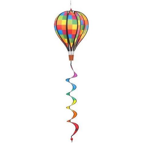 Gartendekoration hq-invento hot air balloon pixel fester Drehgelenk wetterfest