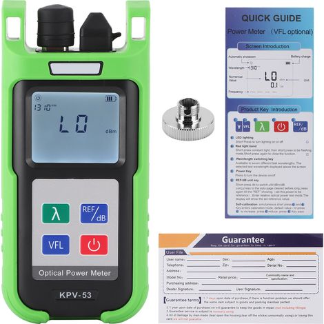 KPV‑53 Compteur de puissance optique portatif, localisateur visuel de défauts et testeur à lumière rouge