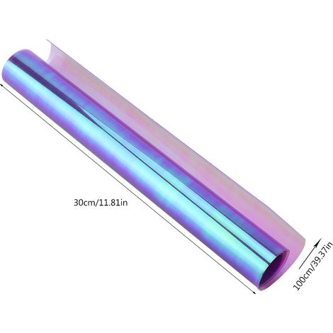 Film de protection pour phare de voiture, adhésif vinyle brillant violet, teinte colorée, décoration auto, 30x100cm (1/5)