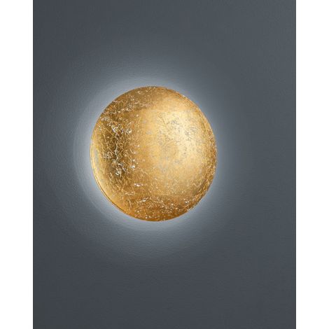 Applique da Interno a LED in Metallo Oro (1/2)