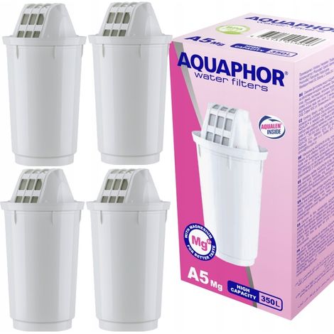 Cartuchos de filtro de agua de magnesio Aquaphor A5 Mg, juego de 4 (1/3)