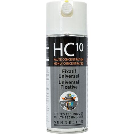 Bombe de spray fixatif universel avec protection UV Sennelier 400ml