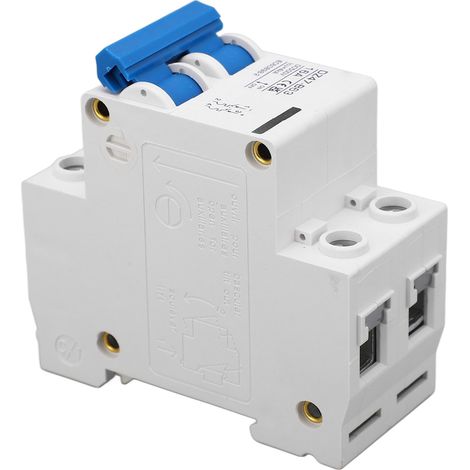 Disjoncteur CC de protection contre les courts-circuits, disjoncteur auxiliaire d'extinction d'arc de type B pour circuit photovoltaïque 2P 500 V 16 A (1/5)