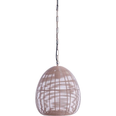 Light & Living - hängeleuchte - Oliveria - rosa - metall - E27 -