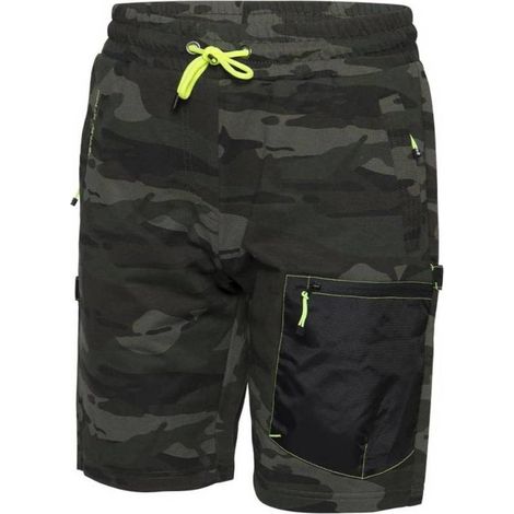 Bermuda de Travail Greg - Taille 3XL - Woodland - Résistant et Confortable - D-Work