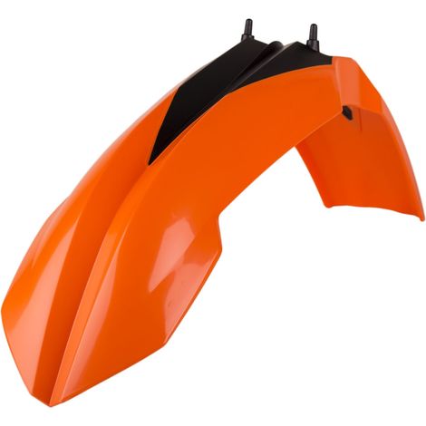 Guardabarros delantero Polisport KTM 85 SX 13 17, color naranja, duradero.