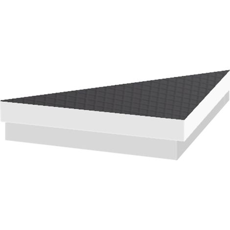 Desineo – Banc d'angle prêt à carreler en XPS – Dimensions 790 x 560 x 100 mm – Isolation performante pour hammam et salle de bain (1/4)