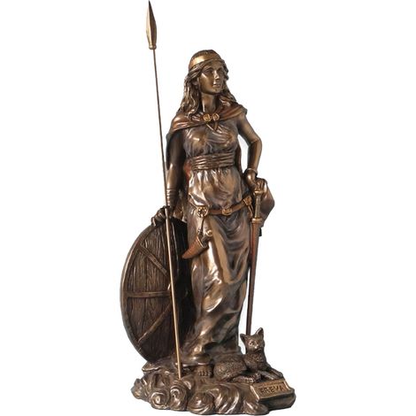 Statuette en polyrésine Freya