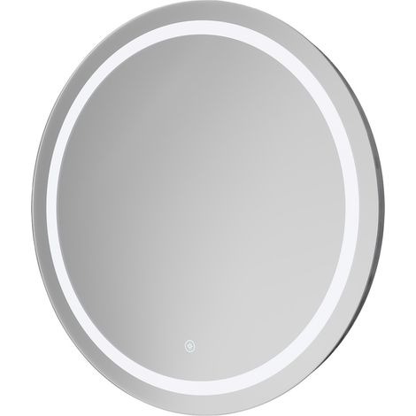 Canyata 600mm Round Illuminated Dimmable LED Mirror with Demister and Touch Sensor (1/5)