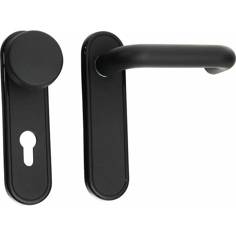 Griffset cisa 72 mm schwarz feuerhemmend (1/2)