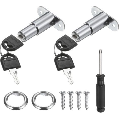2 Pcs Verrou À Plongeur 32mm 1-1/4 Pouce Alliage De Zinc (1/5)
