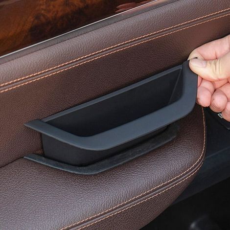 Driver's side door handle and storage compartment for BMW X3 X4 F25 F26 (Black) (1/5)
