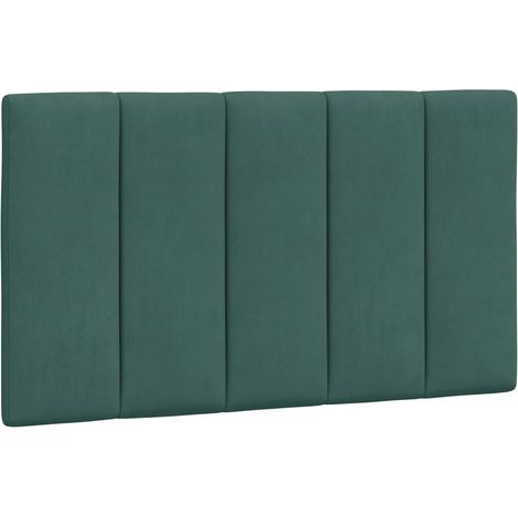 vidaXL Cuscino Testiera Hanko Verde Scuro 80 cm in Velluto