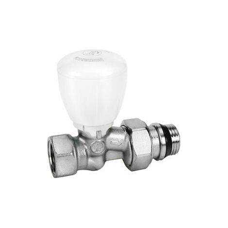 Giacomini – Corps thermostatisable droit R422TG 3/8" – Tête thermostatique – Raccord droit – Pour installations de chauffage – Compatible avec systèmes R422