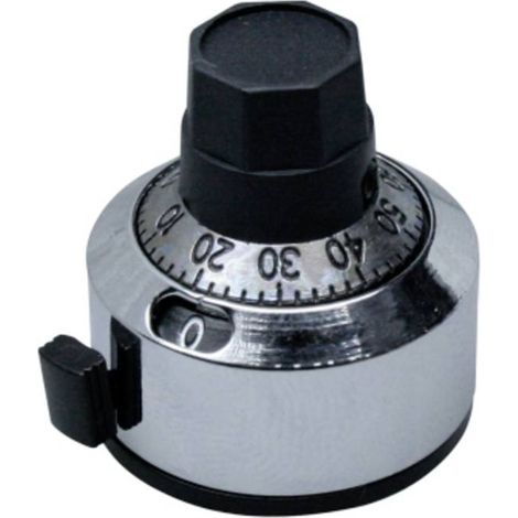 Bourns H-23-6A Manopola di regolazione Nero (Ø x A) 22.2 mm x 21.3 mm 1 pz.