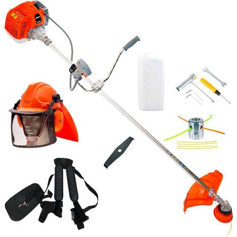 DecesplugiatoreBar Fija 52,7cc + Disco Triturar + Cabezal Aluminio + Casco Forestale
