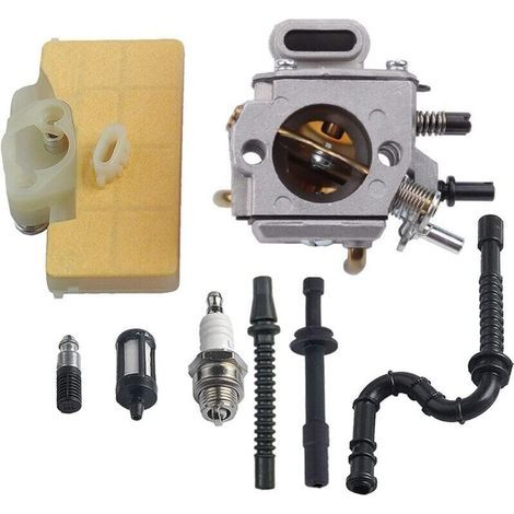 Carburador con filtro de aire y kit de ajuste de la línea de combustible para motosierra STIHL MS290 MS310 MS390 029 039 (1/4)