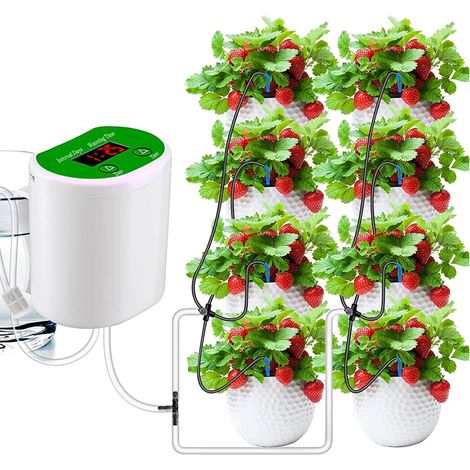 Sollbry Automatisches Tropfbewässerungsset, automatisches Bewässerungssystem für Zimmerpflanzen, USB-Aufladung, DIY-Bewässerungsset, automatisches Bewässerungssystem, Tropfsystem (1/5)