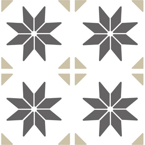 Vivid Stars Grey Floor Tiles Self Adhesive Vinyl Flooring Kitchen Bathroom 1m²