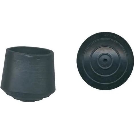 Gummi-Endkappe, Durchmesser 22 mm, 4 Stück.