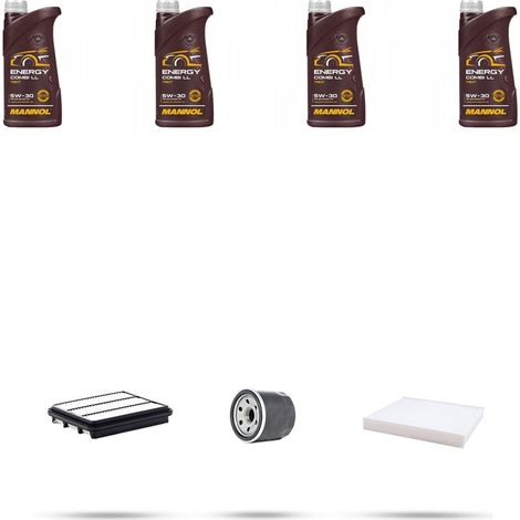 Kit tagliando 3 FILTRI e 4L OLIO compatibile con Hyundai Elantra III (MD) 2.0 112KW dal 2015 (1/4)